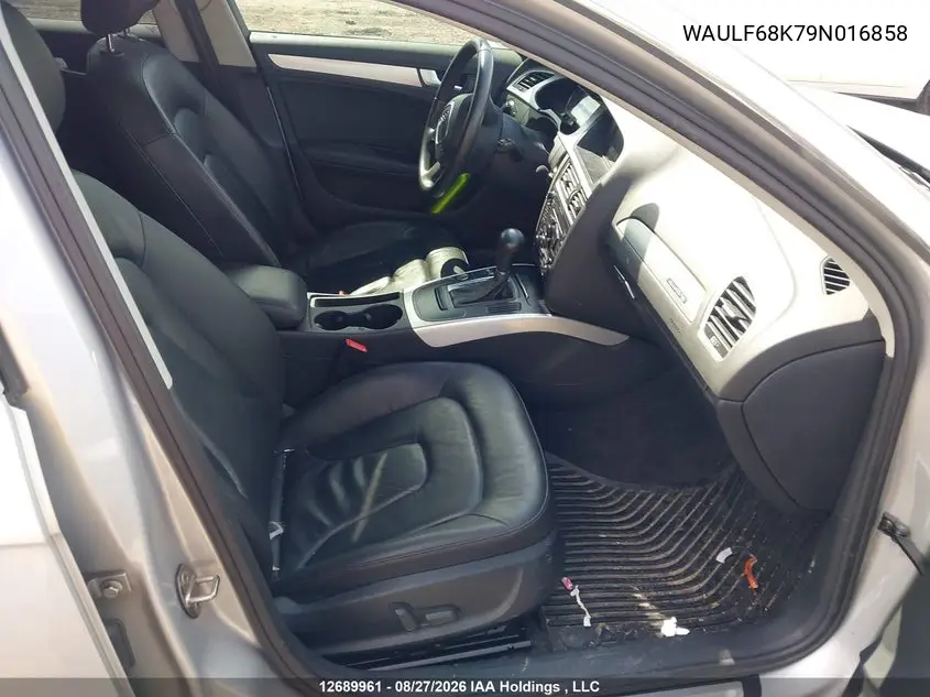 2009 AUDI A4 VIN WAULF68K79N016858 — фото 5