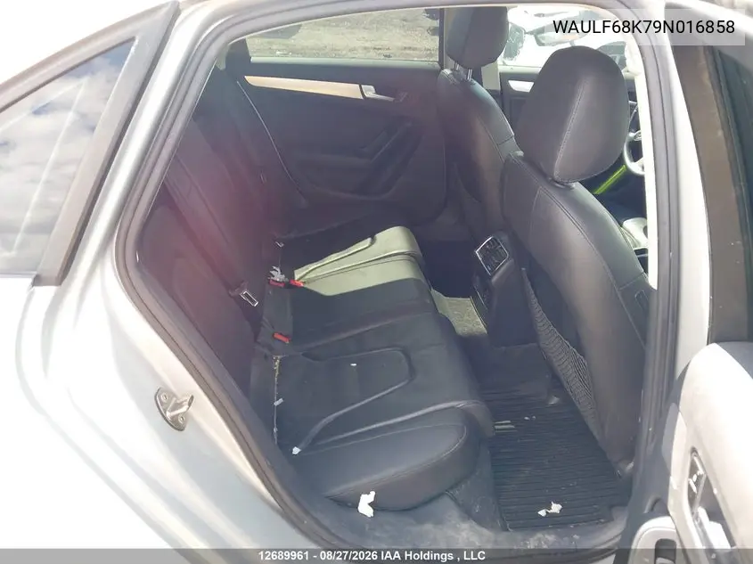 2009 AUDI A4 VIN WAULF68K79N016858 — фото 8