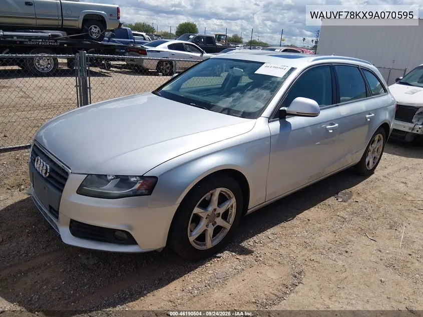2009 AUDI A4 VIN WAUVF78KX9A070595 — фото 2