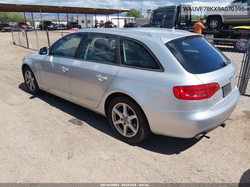 2009 AUDI A4 VIN WAUVF78KX9A070595 — фото 3