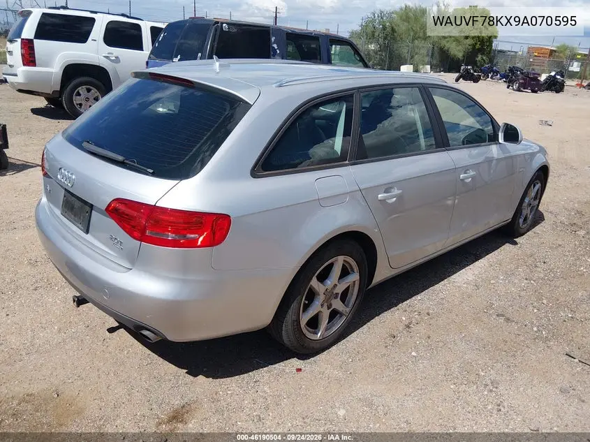 2009 AUDI A4 VIN WAUVF78KX9A070595 — фото 4