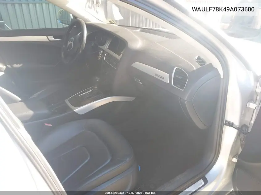 2009 AUDI A4 VIN WAULF78K49A073600 — фото 5