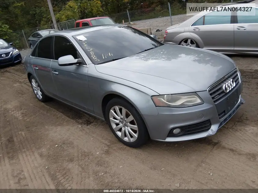 AUDI A4 2010, VIN WAUFFAFL7AN064327