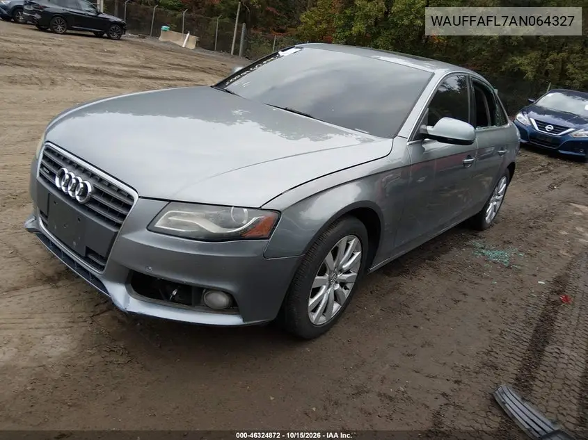2010 AUDI A4 VIN WAUFFAFL7AN064327 — фото 2