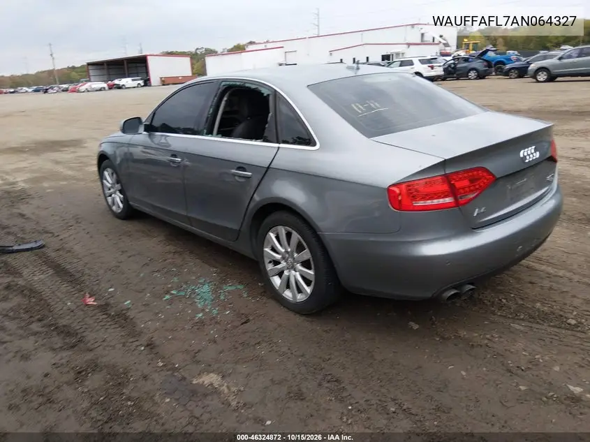 2010 AUDI A4 VIN WAUFFAFL7AN064327 — фото 3
