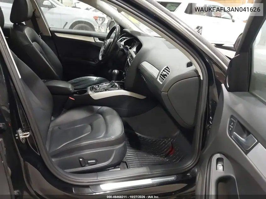 AUDI A4 2010, VIN WAUKFAFL3AN041626
