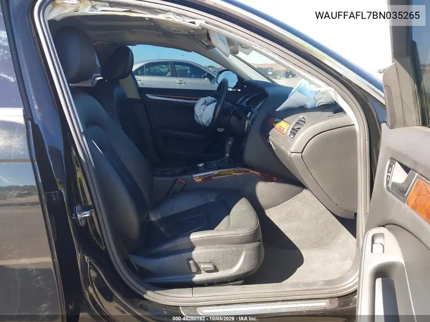 2011 AUDI A4 VIN WAUFFAFL7BN035265 — фото 5