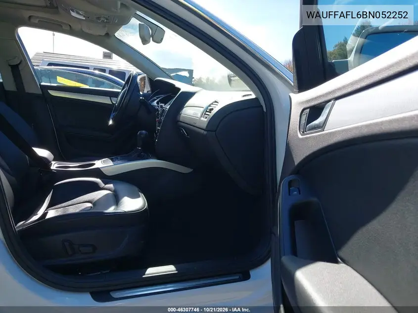 2011 AUDI A4 VIN WAUFFAFL6BN052252 — фото 5