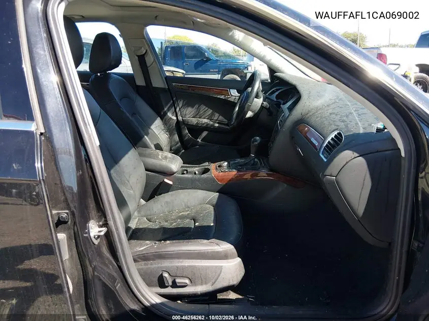 2012 AUDI A4 VIN WAUFFAFL1CA069002 — фото 5