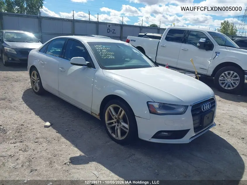AUDI A4 2013, VIN WAUFFCFLXDN005000