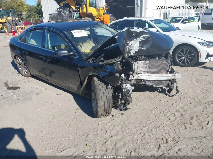 AUDI A4 2013, VIN WAUFFAFL1DA069308