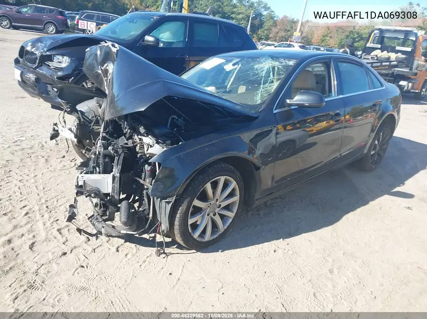 2013 AUDI A4 VIN WAUFFAFL1DA069308 — фото 2
