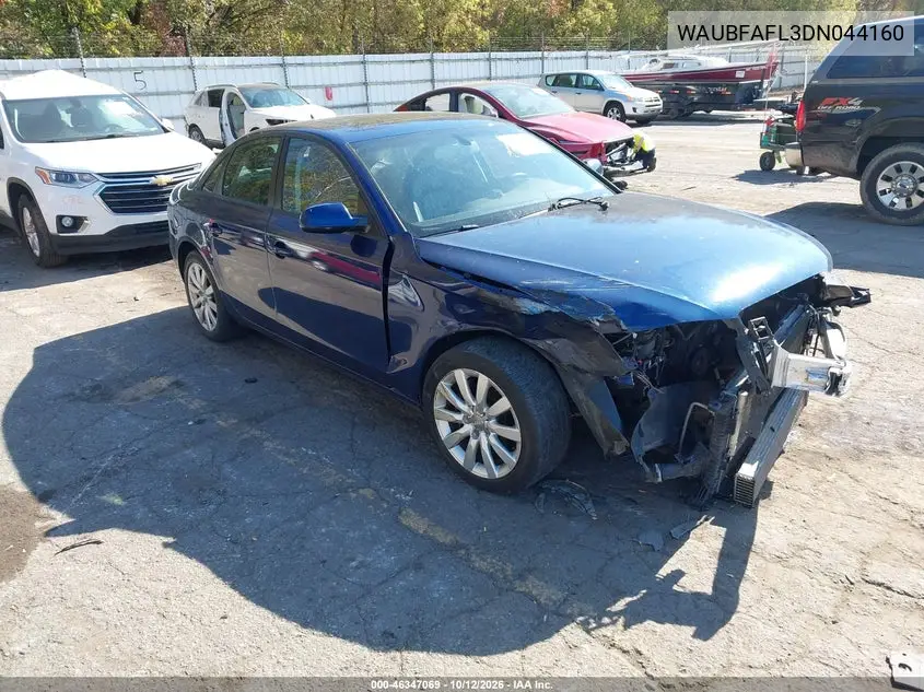 AUDI A4 2013, VIN WAUBFAFL3DN044160