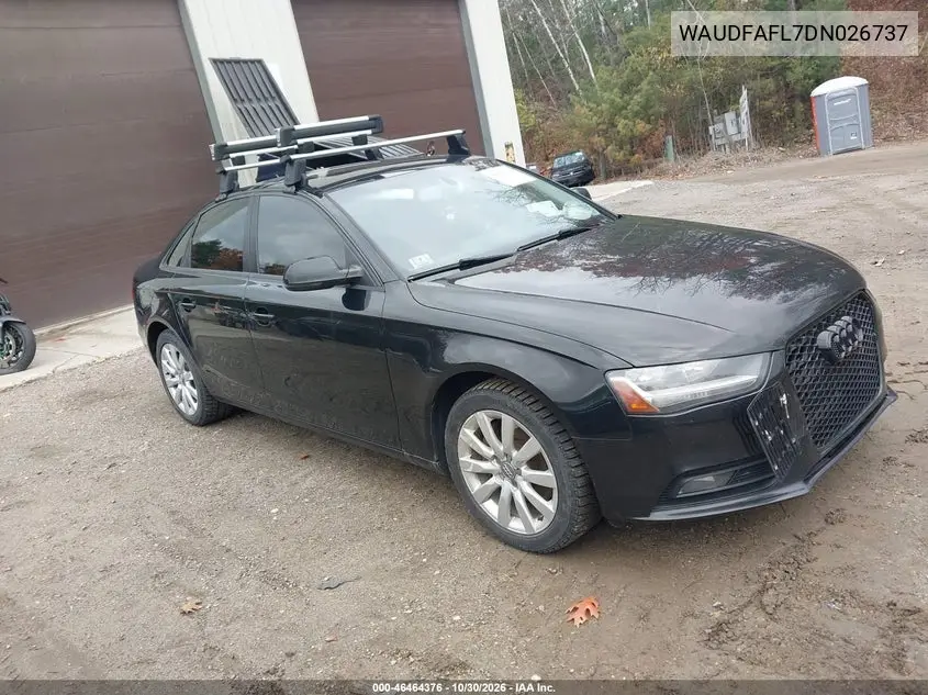 AUDI A4 2013, VIN WAUDFAFL7DN026737