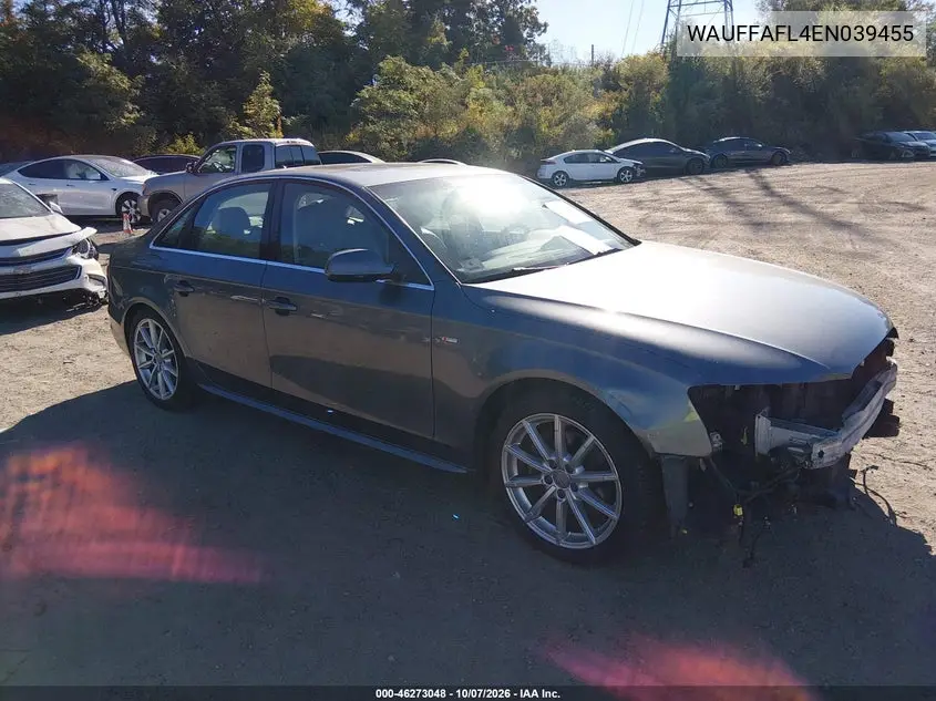 AUDI A4 2014, VIN WAUFFAFL4EN039455