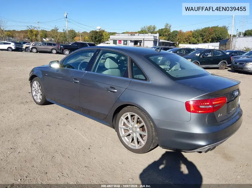 2014 AUDI A4 VIN WAUFFAFL4EN039455 — фото 3