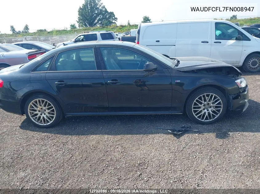2015 AUDI A4 VIN WAUDFCFL7FN008947 — фото 12