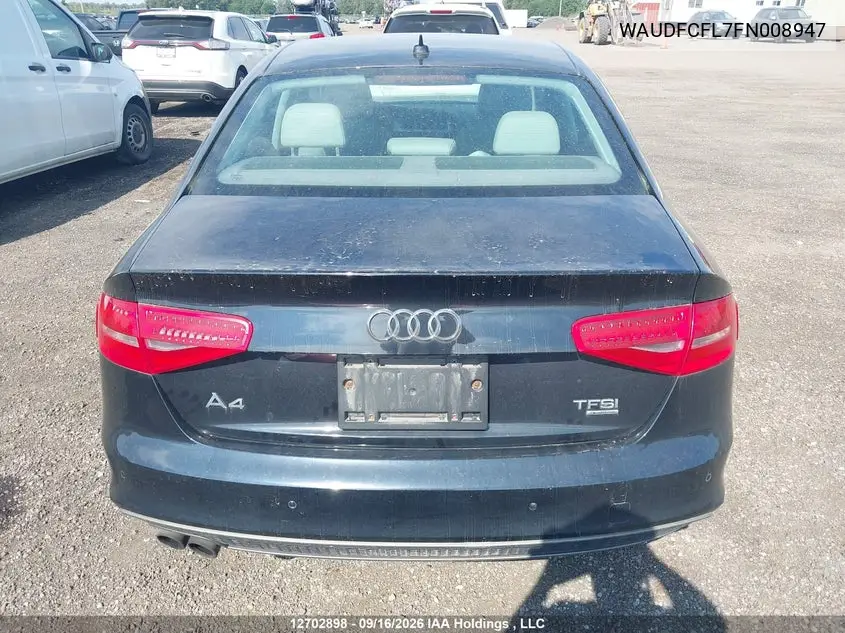 2015 AUDI A4 VIN WAUDFCFL7FN008947 — фото 15