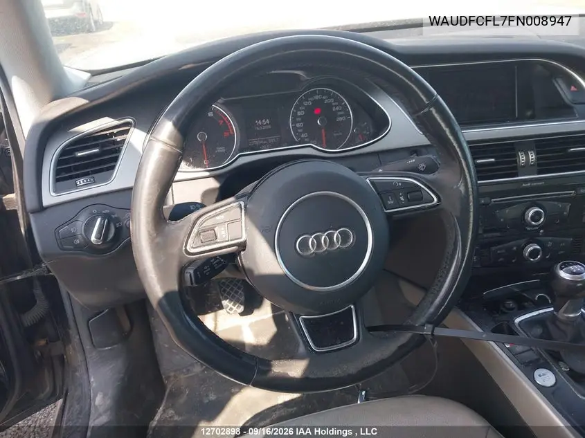 2015 AUDI A4 VIN WAUDFCFL7FN008947 — фото 17