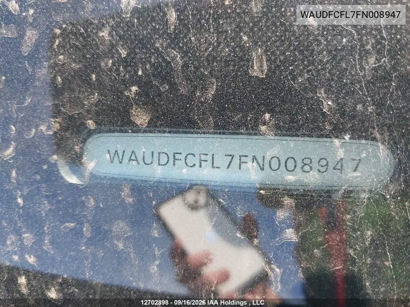 2015 AUDI A4 VIN WAUDFCFL7FN008947 — фото 19