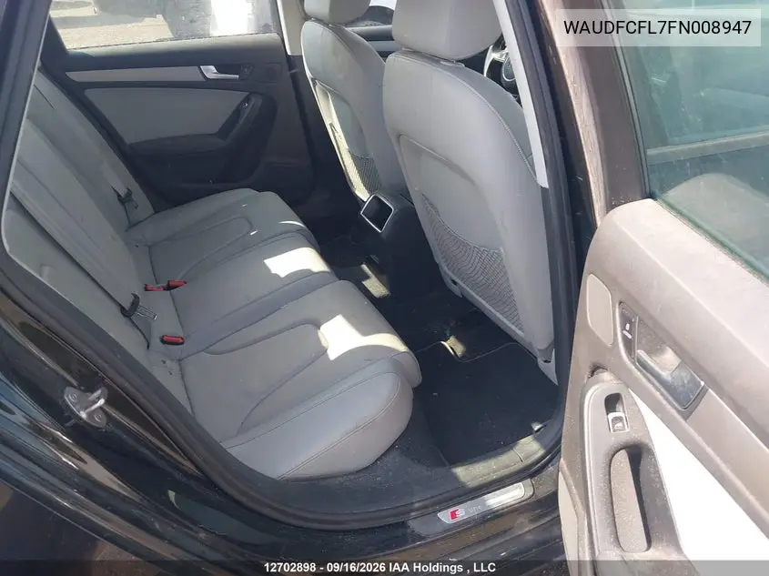 2015 AUDI A4 VIN WAUDFCFL7FN008947 — фото 8