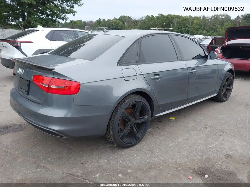 2015 AUDI A4 VIN WAUBFAFL0FN009532 — фото 4