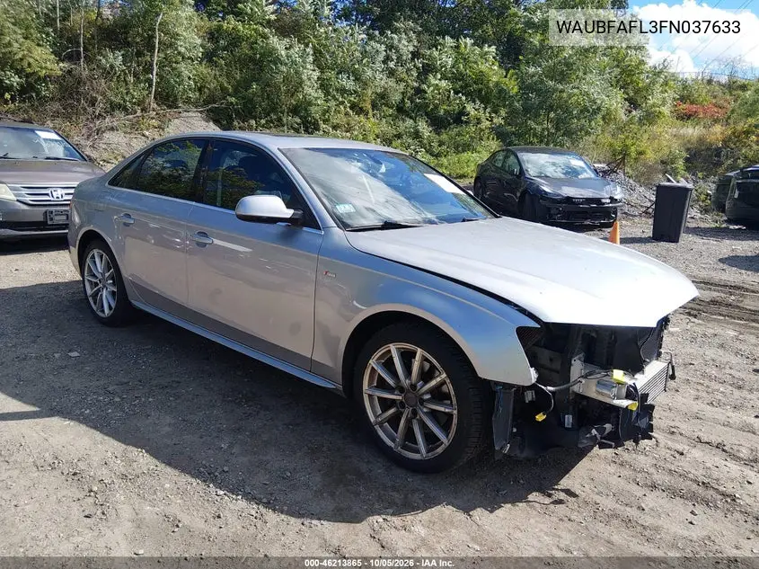 AUDI A4 2015, VIN WAUBFAFL3FN037633