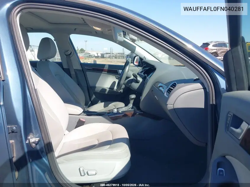2015 AUDI A4 VIN WAUFFAFL0FN040281 — фото 5