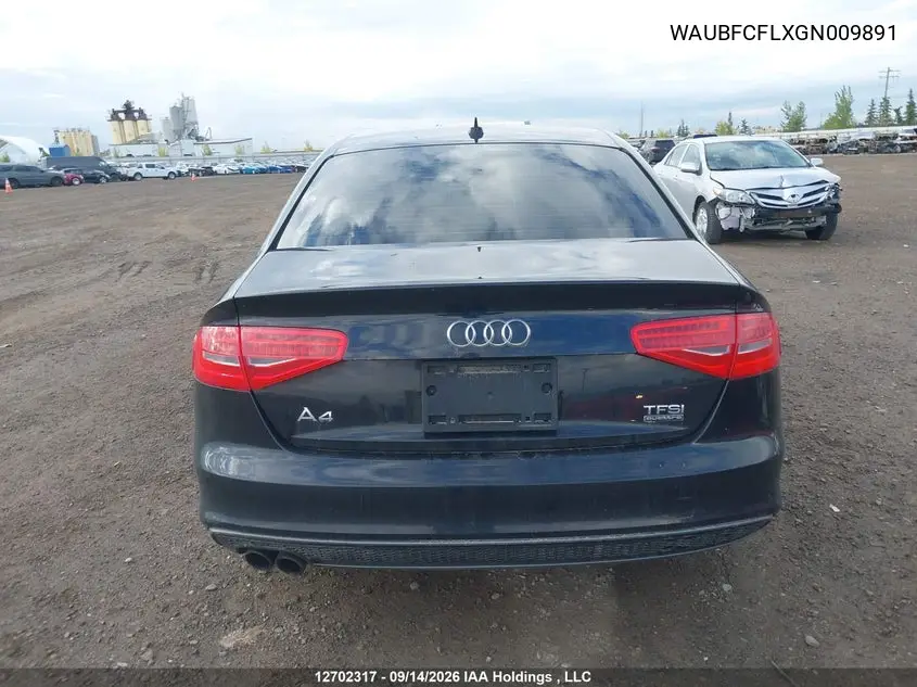 2016 AUDI A4 VIN WAUBFCFLXGN009891 — фото 16