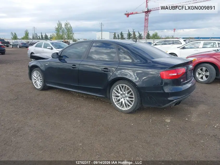 2016 AUDI A4 VIN WAUBFCFLXGN009891 — фото 3