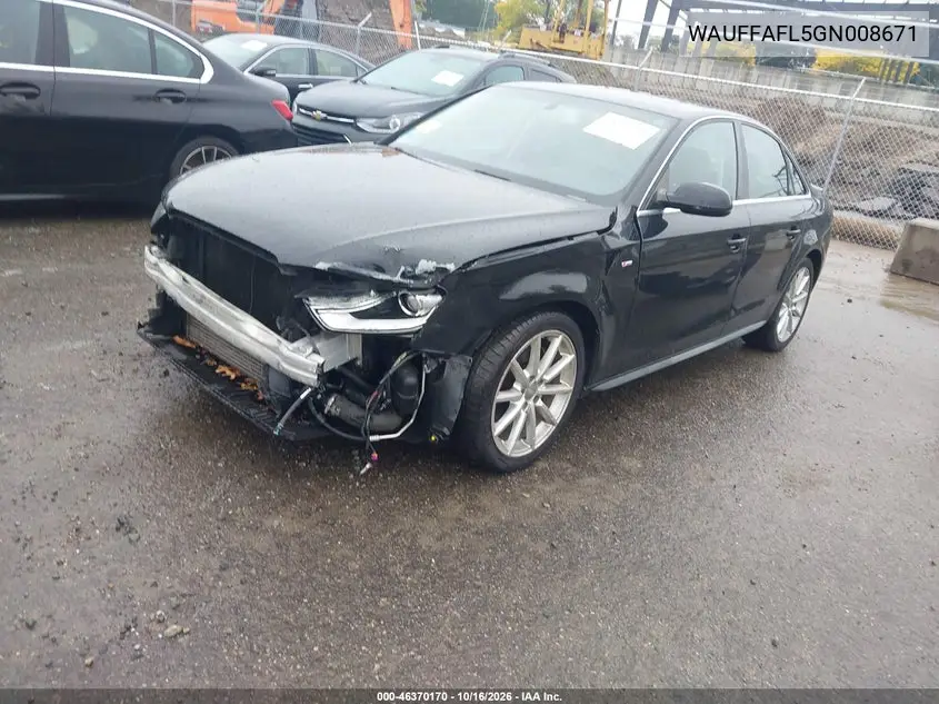 2016 AUDI A4 VIN WAUFFAFL5GN008671 — фото 2