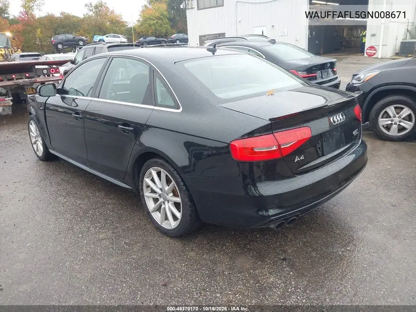 2016 AUDI A4 VIN WAUFFAFL5GN008671 — фото 3