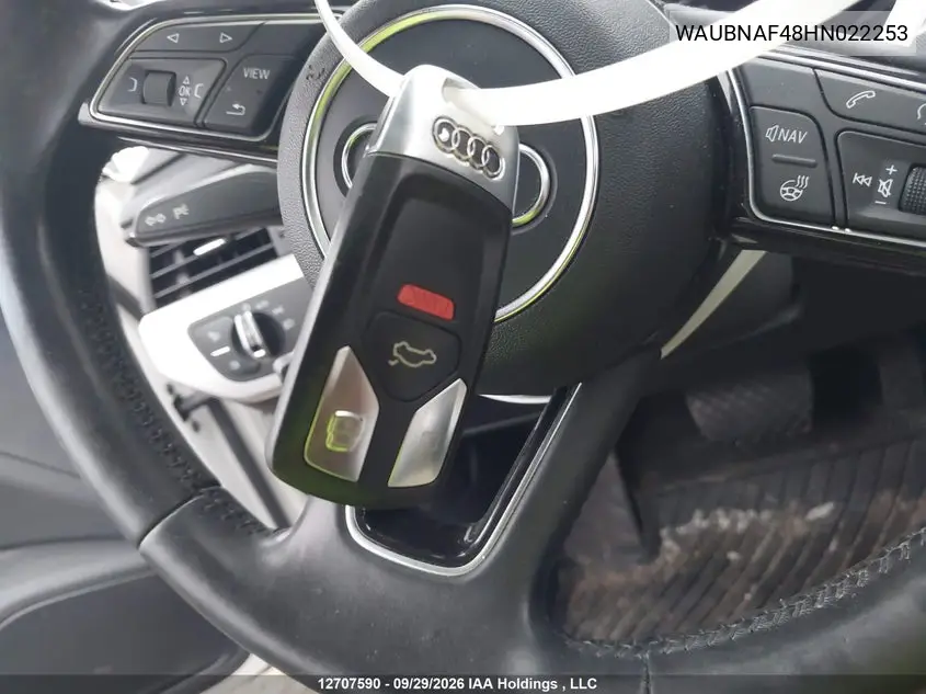 2017 AUDI A4 VIN WAUBNAF48HN022253 — фото 11