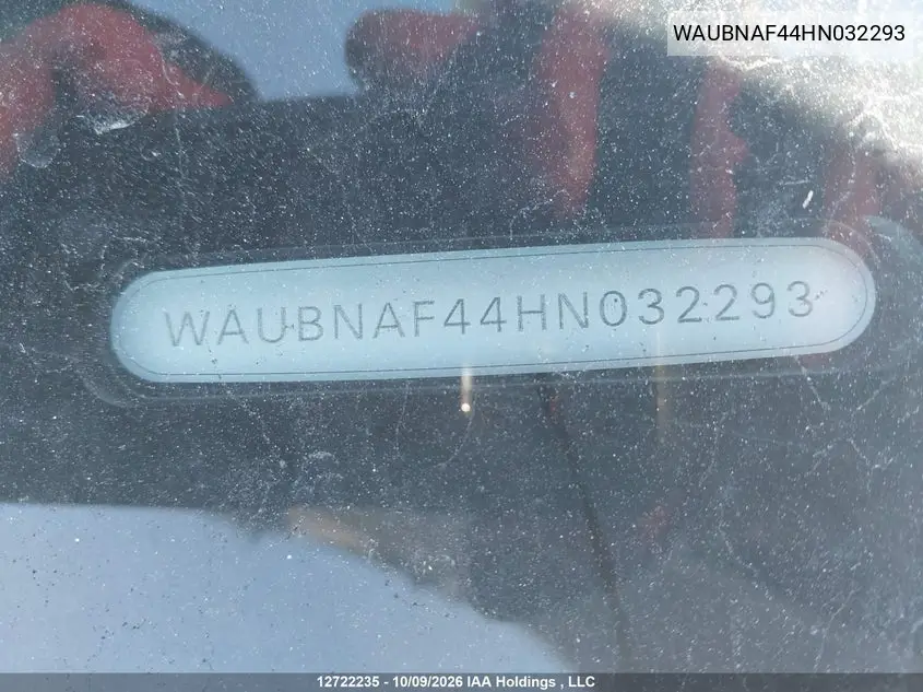 2017 AUDI A4 VIN WAUBNAF44HN032293 — фото 17