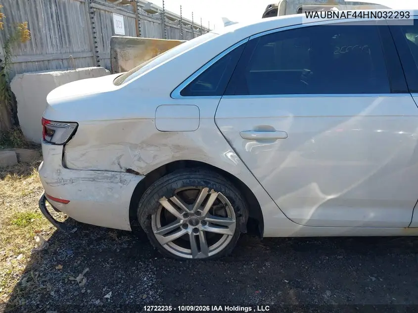 2017 AUDI A4 VIN WAUBNAF44HN032293 — фото 19