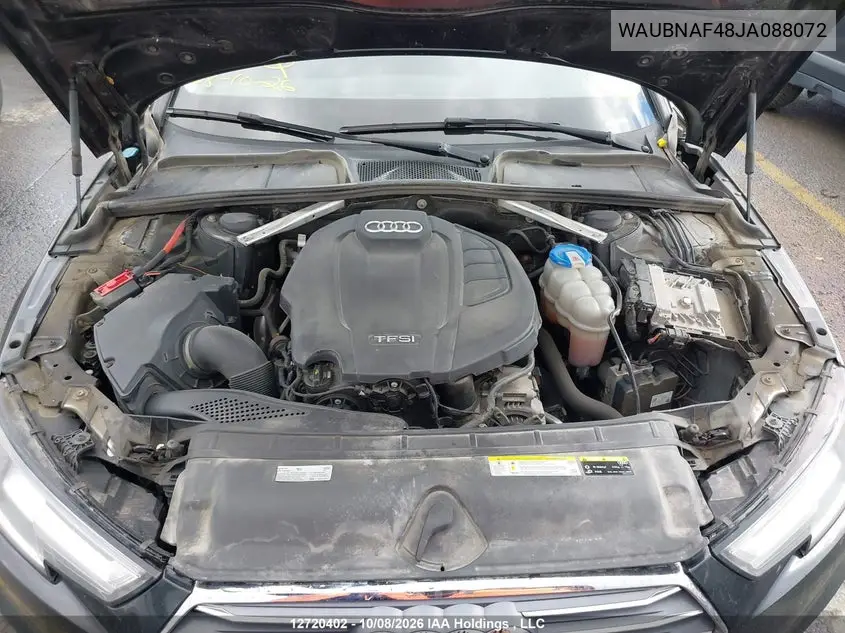 2018 AUDI A4 VIN WAUBNAF48JA088072 — фото 10