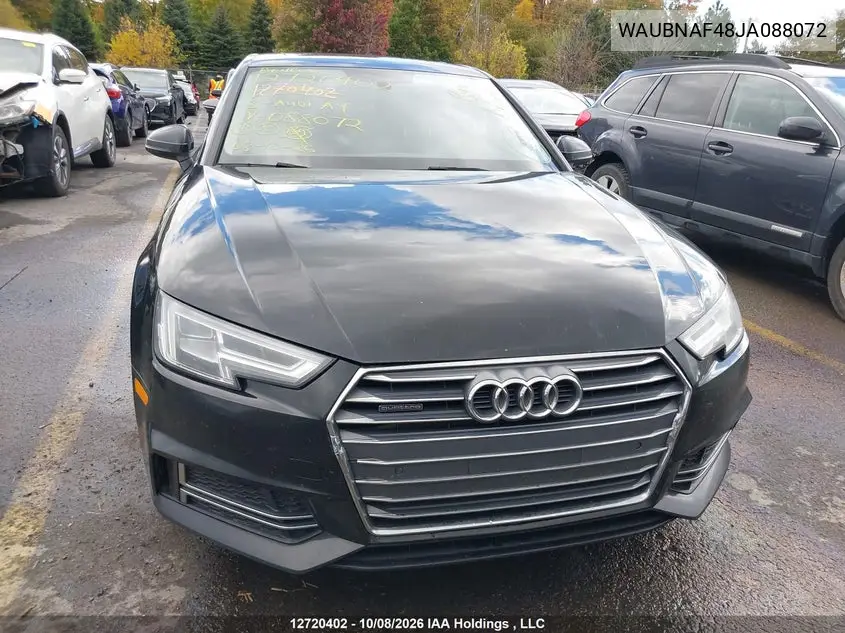 2018 AUDI A4 VIN WAUBNAF48JA088072 — фото 12