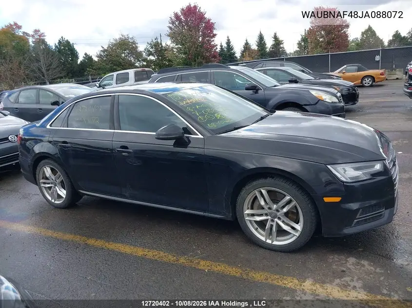 2018 AUDI A4 VIN WAUBNAF48JA088072 — фото 13