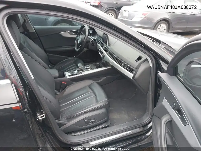 2018 AUDI A4 VIN WAUBNAF48JA088072 — фото 5
