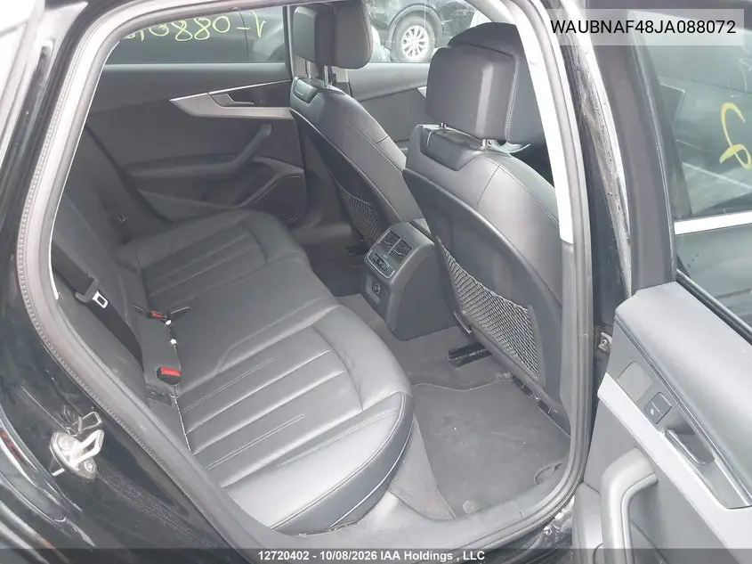 2018 AUDI A4 VIN WAUBNAF48JA088072 — фото 8