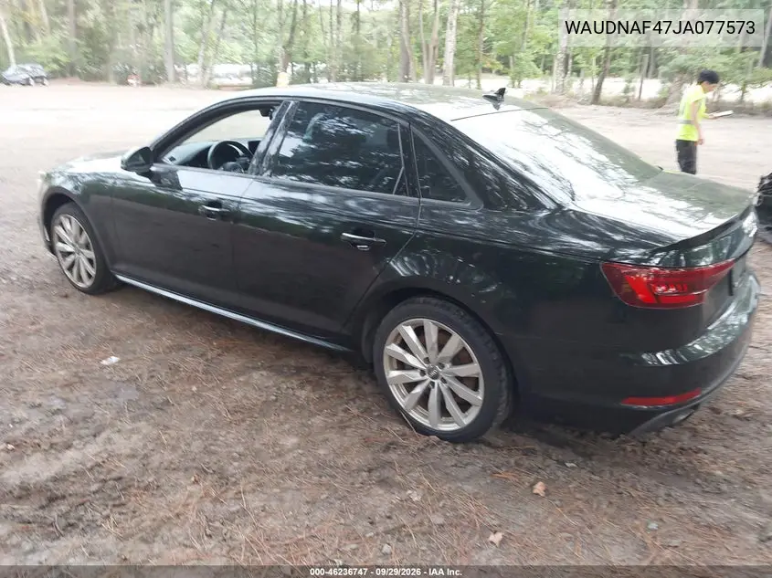 2018 AUDI A4 VIN WAUDNAF47JA077573 — фото 3