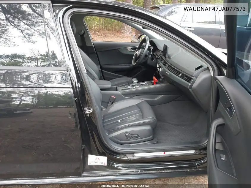2018 AUDI A4 VIN WAUDNAF47JA077573 — фото 5