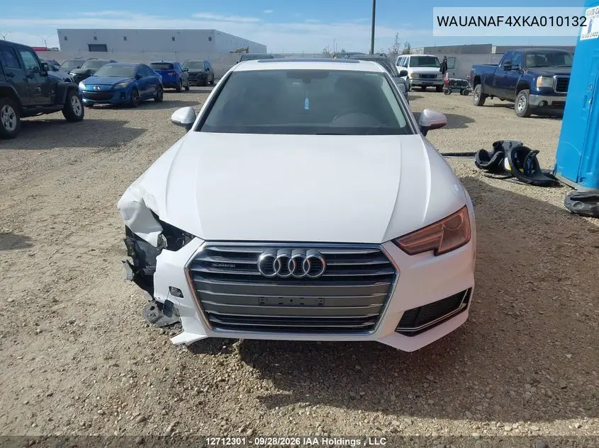 2019 AUDI A4 VIN WAUANAF4XKA010132 — фото 13