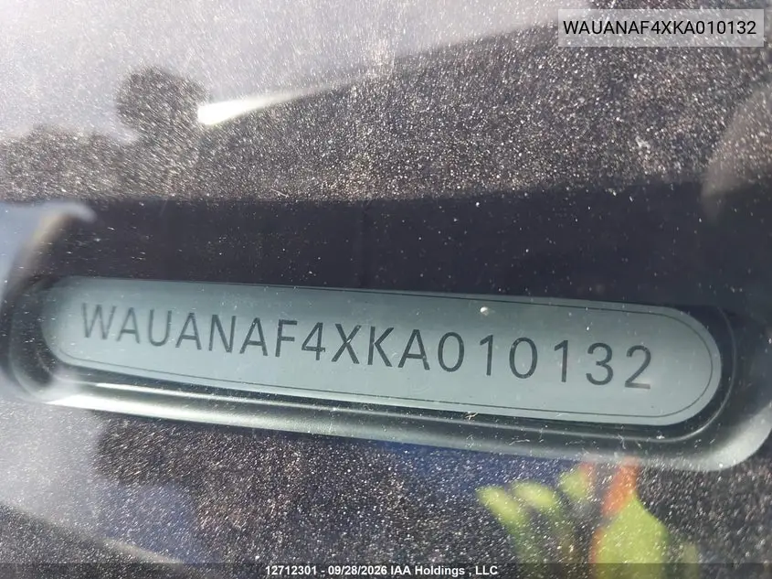 2019 AUDI A4 VIN WAUANAF4XKA010132 — фото 19