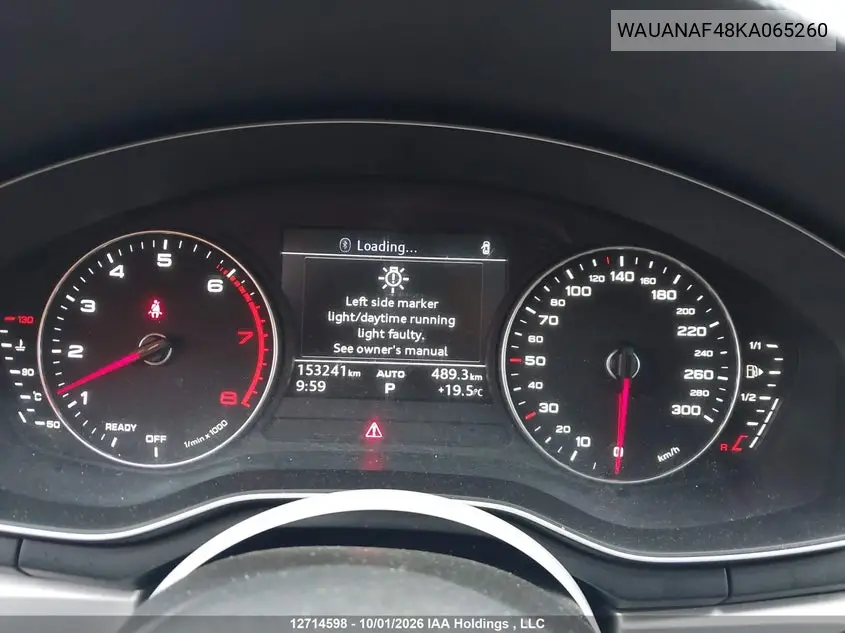 2019 AUDI A4 VIN WAUANAF48KA065260 — фото 7