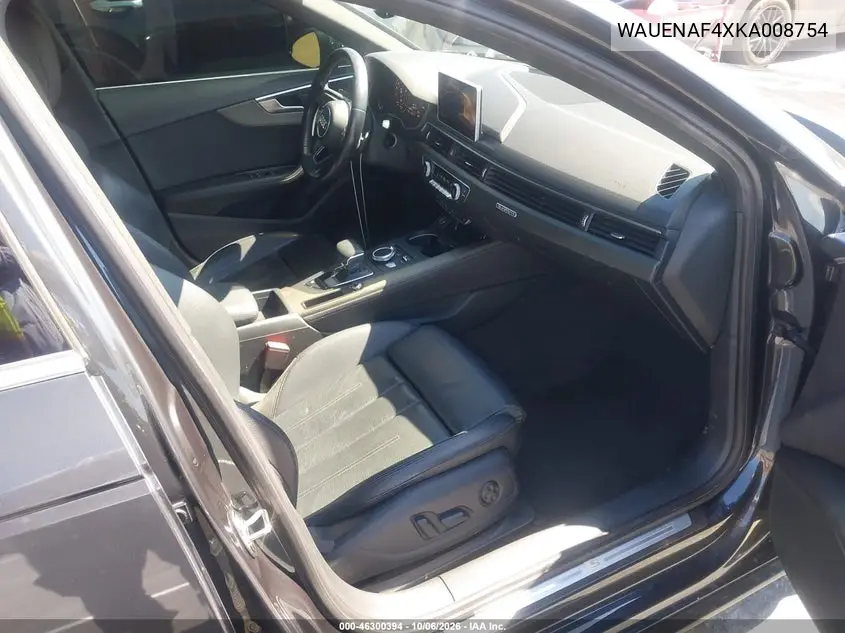 2019 AUDI A4 VIN WAUENAF4XKA008754 — фото 5