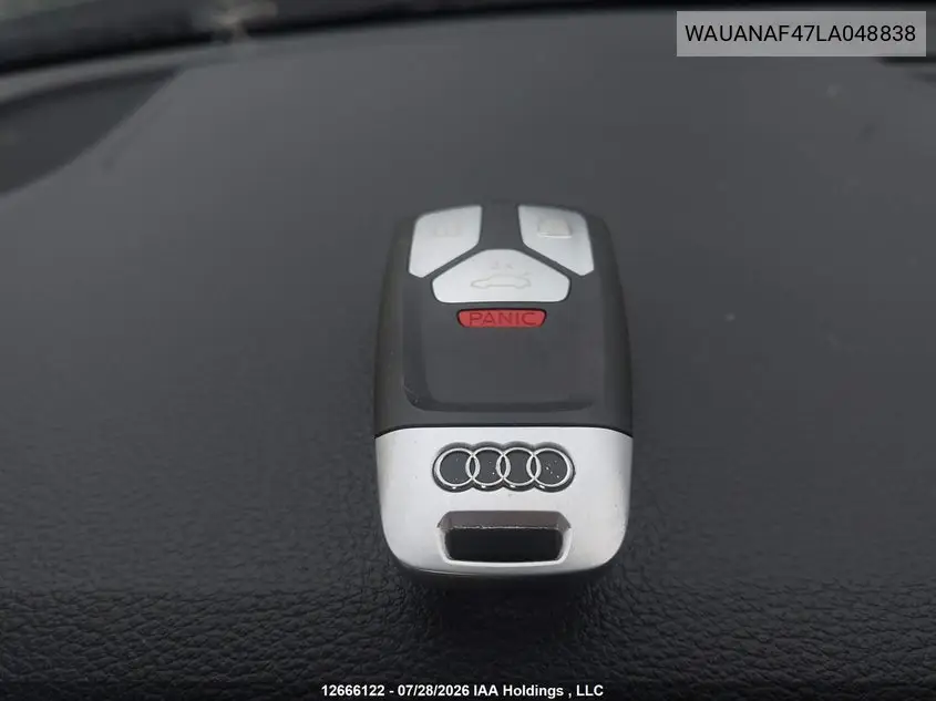 2020 AUDI A4 VIN WAUANAF47LA048838 — фото 10