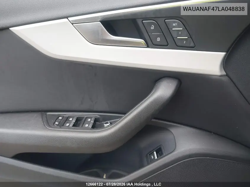 2020 AUDI A4 VIN WAUANAF47LA048838 — фото 19