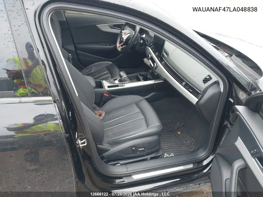 2020 AUDI A4 VIN WAUANAF47LA048838 — фото 5