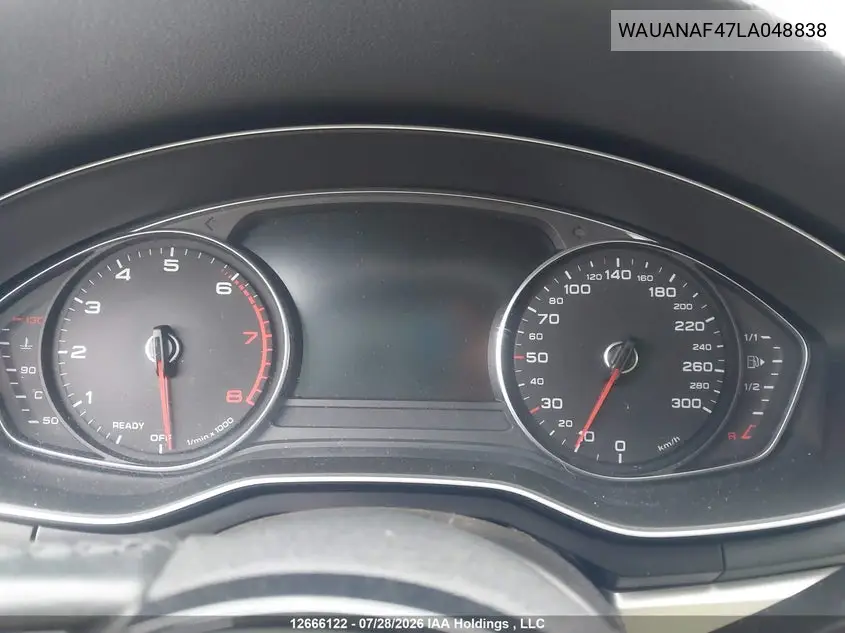 2020 AUDI A4 VIN WAUANAF47LA048838 — фото 7